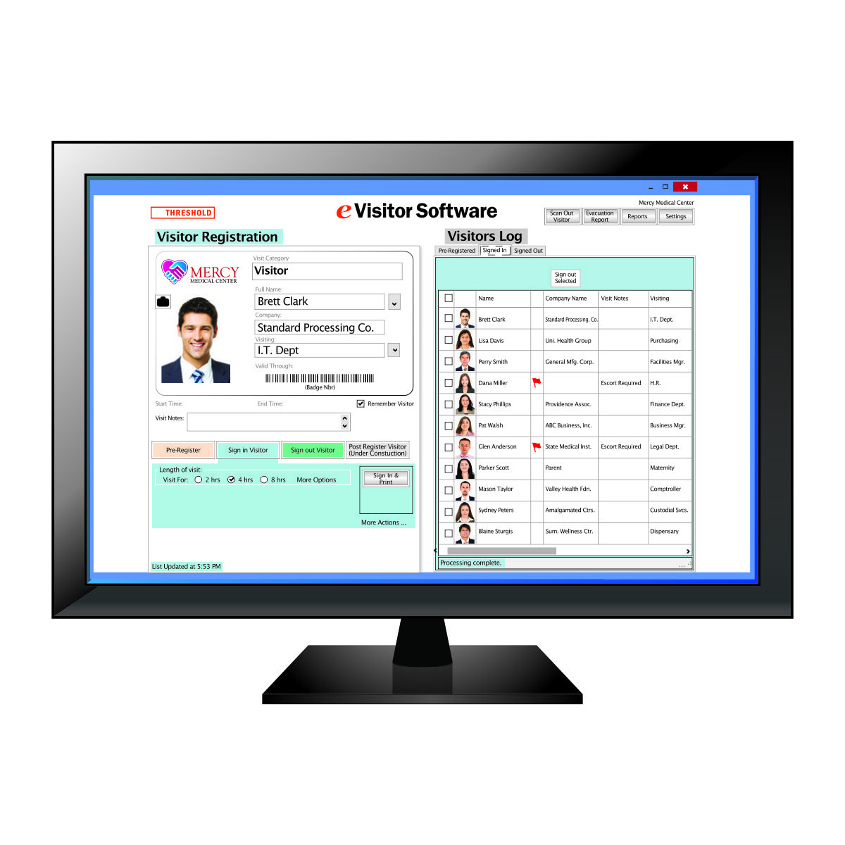 eVisitor Basic Web-Based