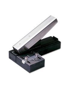 Slot Punch, Stapler Style, Adjustable Guide, Slot Size 1/8" x 1/2"