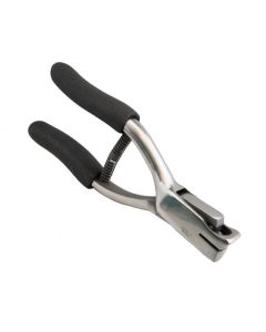 Slot Punch, Hand Held, Heavy Duty, Long Handle, Slot Size 9/64" x 1/2"