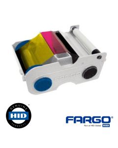 Fargo 045030 YMCKO Color Ribbon w/Cleaning Roller - 250 Images