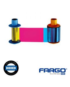 Fargo 045230 YMCKO Color Ribbon w/Cleaning Roller - 700 Images