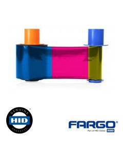 Fargo 045231 YMCKOK Color ribbon w/Cleaning Roller - 600 Images