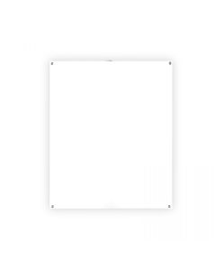 White Backdrop w/Grommets, 28" x 34"