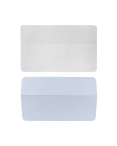 Manual CR79 (3.303” x 2.051”) 2 mil Clear Overlay w/Splitback Adhesive Backing