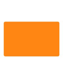Fluorescent Orange PVC Card, CR80 Size, 30 mil, Graphics Quality