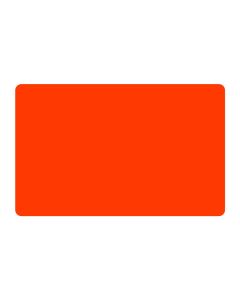 Fluorescent Red PVC Card, CR80 Size, 30 mil, Graphics Quality