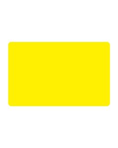 Fluorescent Yellow PVC Card, CR80 Size, 30 mil, Graphics Quality