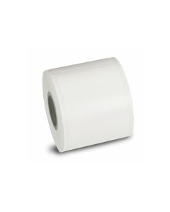 4" NON Expiring Direct Thermal Blank White Badge - For Dymo & Zebra Desktop Label Printers