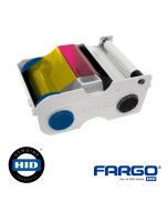 Fargo 045010 YMCKOK Color Ribbon w/Cleaning Roller - 200 Images