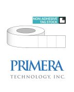 Primera 75400  [4" x 3"] Semi-Gloss, Inkjet Name Badge Stock (Perforated) 2" Core - 500 Badges/Roll