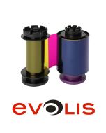 Evolis RT5F011AAA YMCK-K Color Ribbon - 400 Images