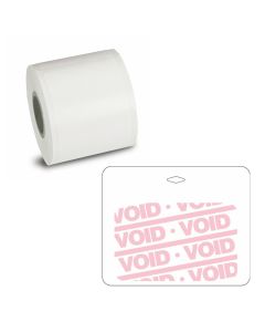 4" Color Inkjet Badge w/FULL Expiring White Clip-On Back Piece - For Epson & Primera Label Printers