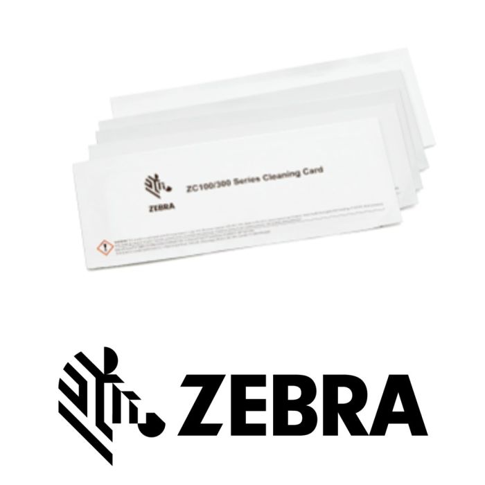 Zebra 105999-311-01 (5) Cleaning Cards For ZC Series Printers
